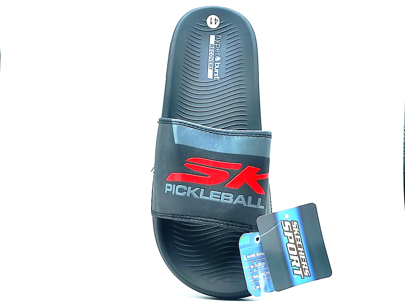 Skechers Hyper Pickleball Slide | Black & Red