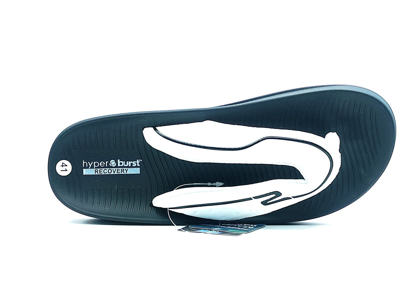 Skechers Hyper Burst Memory Foam | White & Black